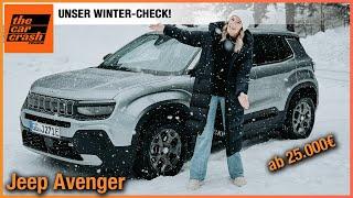 Jeep Avenger im Winter Check (2024) Was kann das Mini SUV ab 25.000€? Fahrbericht | Review | Test