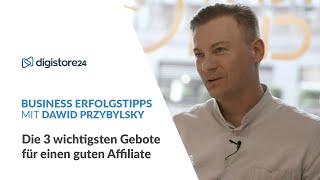 Die 3 wichtigsten Gebote für Affiliates | Interview mit Dawid Przybylski