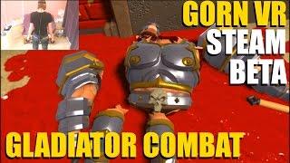 GORN VR NEW BETA UPDATE - Hexagon arena, weapon shopping, new weapons, stun mechanic, ripping limbs!