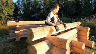 Building A Log Lean-to (Finnish Laavu) | Final Episode