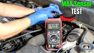 MAP Sensor Testing Using a Multimeter || Step By Step Guide ||