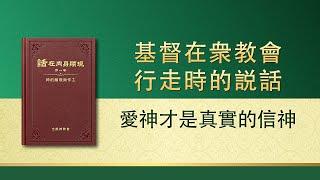 全能神話語朗誦《愛神才是真實的信神》