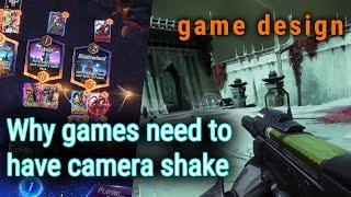 Camera Shake is an Essential Ingredient in Games