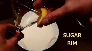 How to make a sugar rim