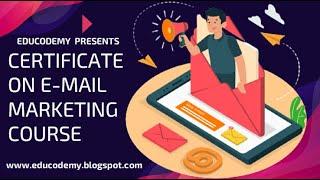 CERTIFICATION ON EMAIL MARKETING COURSE BY EDUCOdemy