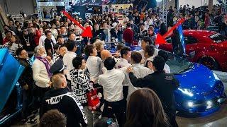 FIGHT BREAKS OUT at Tokyo Auto Salon...Liberty Walk vs Morohoshi Crew