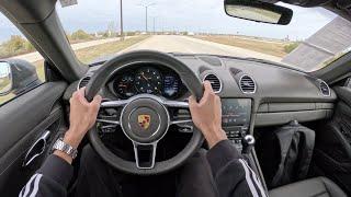 2022 Porsche 718 Cayman (6-Speed Manual) - POV Test Drive