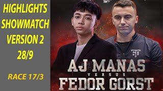 Highlights | FEDOR GORST (Race 17) VS AJ MANAS (Race 14) | Rematch 28/9