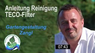 TECO Filter Reinigung im Naturpool