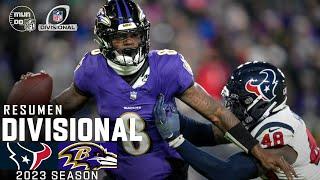 Houston Texans vs. Baltimore Ravens | Ronda Divisional | Resumen NFL en español | NFL Highlights