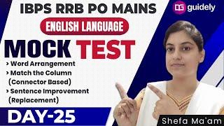 IBPS RRB PO Mains Mock Test | Important Question Exact Exam Level | By Shefa Ma'am #Day-25