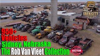 Rob Van Vleet 950+ unrestored antique car and truck collection. Kraupies Auction Sidney, Nebraska!