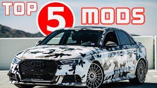 Top 5 FIRST Mods For The Audi A3 (2015-2020)