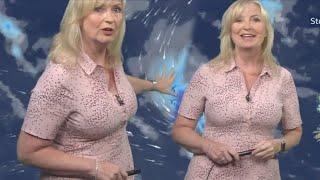 Carol Kirkwood Gets A Compliment About Her Dress!