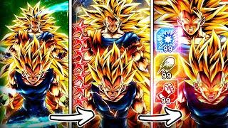 THE FULL EVOLUTION OF THE BUU DUO! 2* TO 14* FULLY BOOSTED COMPILATION! | Dragon Ball Legends