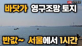 서울에서 1시간거리 바닷가 영구조망 토지경매 반값 근린생활시설 근린주택 상가주택 가능한 자리~ #부동산투자 #토지투자 #토지경매 #농지연금 #부동산강의 #당진토지