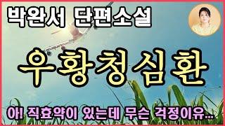 박완서단편소설[우황청심환] 어떻게 아내를 위로할 것인가. 첫 포옹처럼 가만가만 아내를 안았다. 그리고 가슴을 열고 서로의 상처를 조심스럽게 맞댔다. 나에게도 상처가 있다오.