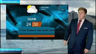 Invest 99W brings rain to Guam, Westpacwx Tropical Update