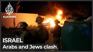 Palestinian and Jewish communities in violent clashes across Israel