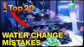 Water Change Mistakes to AVOID for an Awesome Reef Tank. No Really, Don't Do This!