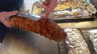 Spareribs texas crutch, oven / bbq (barbecue)