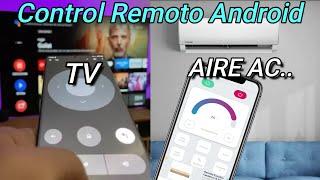 Control Remoto universal para TV y Aire Acondicionado en teléfono Android.