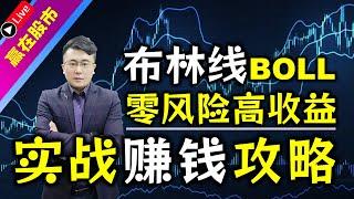 布林线BOLL指标 | 零风险高收益的三大赚钱攻略，实现月月翻倍收益的秘密！（小白变大神的实战分析技巧）#布林线 #MACD #特斯拉 #苹果