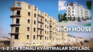 RICH HOUSE- QURILISH KOMPANIYASIDAN KVARTIRALAR SOTILADI. XORAZM UY JOY NARXLARI 2024