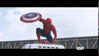 Deadpool Y Spiderman | Clip Aterrizaje de Superhéroe