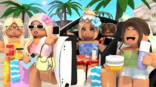 FAMILY SUMMER DAY ROUTINE IN A NEW TOWN! *LIVING A NEW RICH LIFE...* VOICES Roblox Bloxburg Roleplay