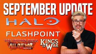 Halo: Flashpoint, Kings of War, The Walking Dead - Ronnie's September Update - Mantic Games