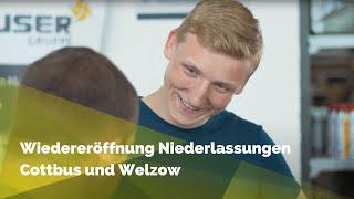 Wiedereröffnung der Niederlassungen Cottbus und Welzow