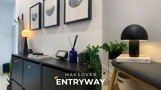 Entry/Hallway Makeover | DIY IKEA Hacks + Rental-Friendly Hardware Upgrade