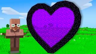 I found a HEART PORTAL in Miencraft ! What's INSIDE the SECRET PORTAL ?
