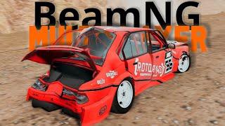 DESERT ROAD IM MULTIPLAYER IST REINSTES CHAOS! - BEAMNG.DRIVE MULTIPLAYER / BEAMMP