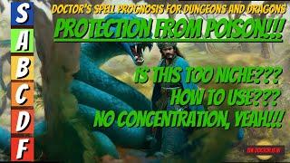 How To Use The Spell Protection From Poison In Dungeons And Dragons