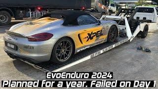 My Porsche Boxster Spyder failed on the first day of my 6000+ kms trip to Thailand - EvoEnduro 2024