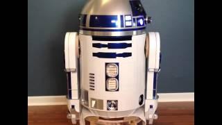 More R2-D2 electronics testing. Dome and sound with StealthRC system