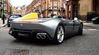 FIRST $1.7 MILLION FERRARI MONZA SP1 DRIVING in LONDON!!