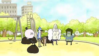 Regular Show - The Park Workers Refuse Muscle Man's Invitation