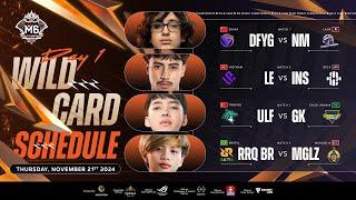  LIVE | M6 Wild Card Stage | DAY 1