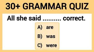 English Grammar Quiz | English Grammar Test | Grammar Test for beginners | Take this English Test