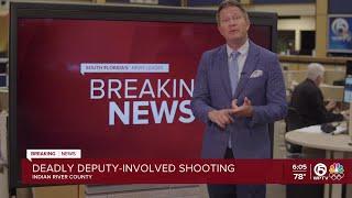 Man killed in deputy-involved shooting north of Vero Beach