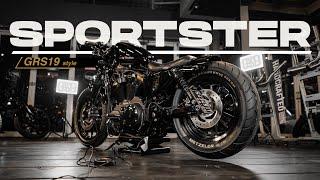 HOW TO BUILD HARLEY-DAVIDSON SPORTSTER GARASI 19 STYLE | THE VLOGS - #57