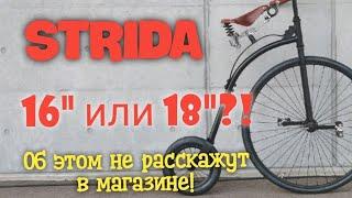 Strida. 16" или 18"?!