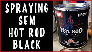 SEM Hot Rod Black with Fuji Spray Mini-Mite 5 Platinum in 4K - Speed & Chrome Illustrated Magazine