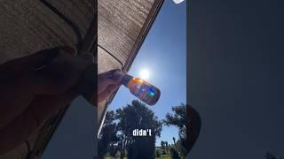 The most ghetto way to see an eclipse