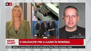 CH. NĂSULEA, PROF  ECONOMIE, DESPRE DELEGAȚIA FMI CARE A AJUNS LA MINISTERUL FINANȚELOR_Știri B1TV