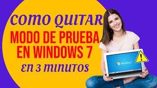 Como Quitar Modo de Prueba de Windows 7