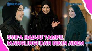 Potret Syifa Hadju Tampil Manglingi dan Bikin Adem Pakai Hijab saat Jadi Host Kajian!